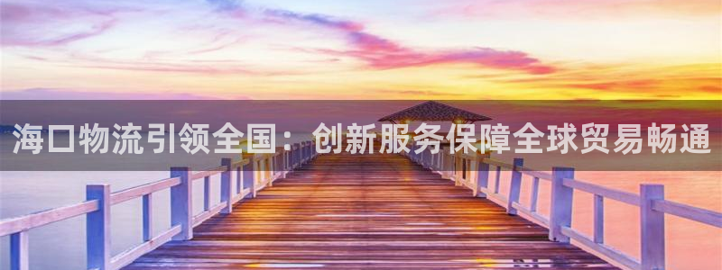 狗子28南宫娱乐官网：海口物流引领全国：创新服务保障全球贸易