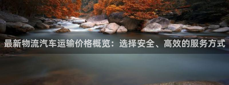 狗子28分分压单双技巧：最新物流汽车