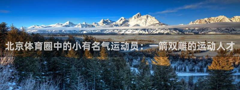 风速体育app下载安装最新版本：北京体育圈中的小有名气运动员：一箭双雕的运动人才